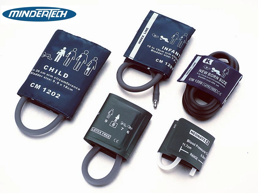 factory offer single hose disposable neonatal veterinary NIBP cuff vet use blood pressure cuff