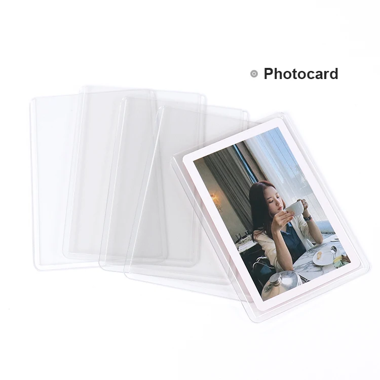 New Launched Premium Kpop Clear Toploader Photocard Single Sleeve Perfect Fit Inner Size 59x90MM