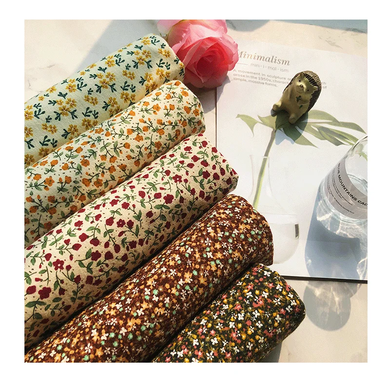 High quality cotton printed fabrics for autumn and winter