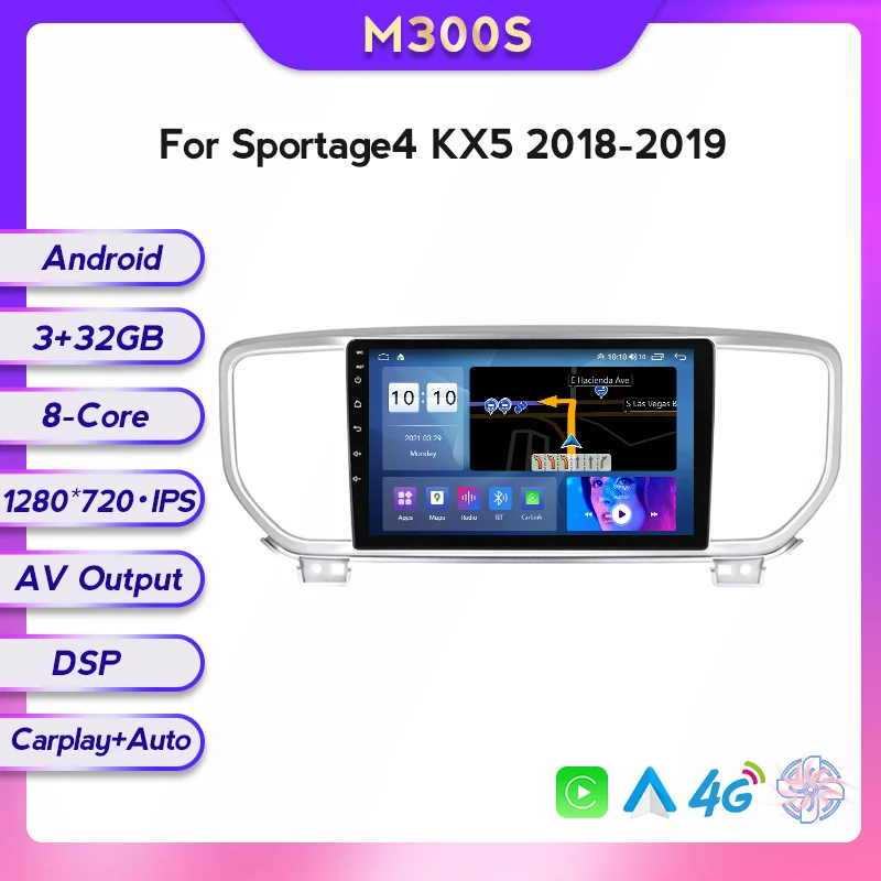  MEKEDE Android 11 8core IPS DSP Car Radio DVD Player for KIA Sportage 2018 2019 Video GPS BT WIFI Multimedia stereo