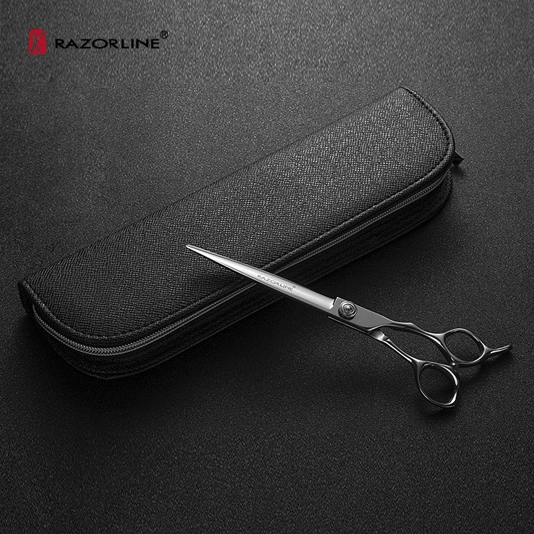 Razorline AK06L Hot Sale Japan 440C Steel Left Hand Professional Barber Hair Scissors