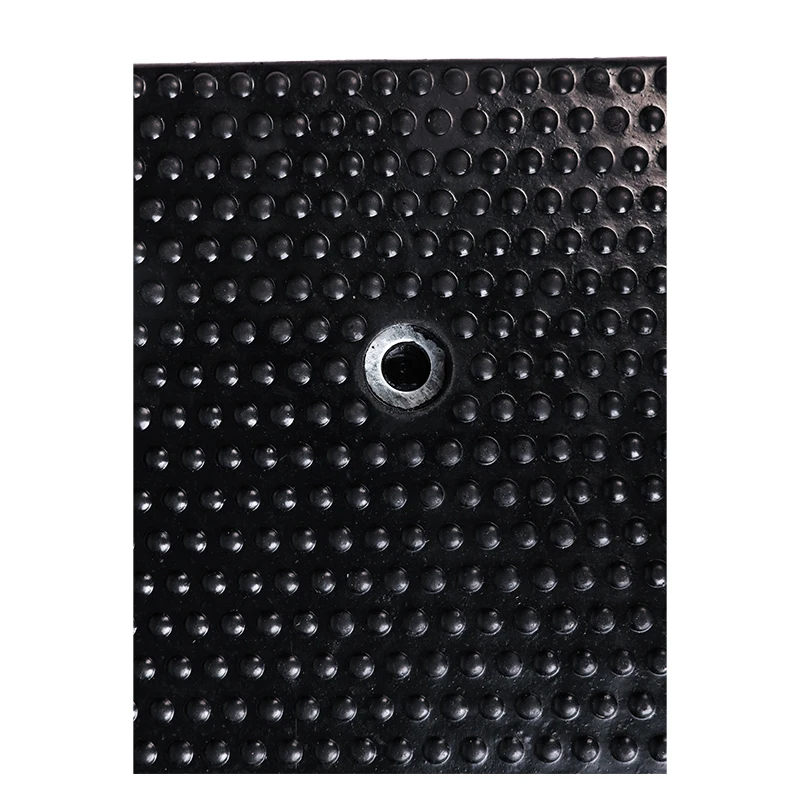 Traffic Recycled Rubber Car Tire Stopper Ramps Curb Speed Bump for Driveways