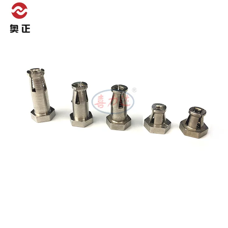 Stainless steel 304 screw back bolt stone curtain wall accessories undercut anchor