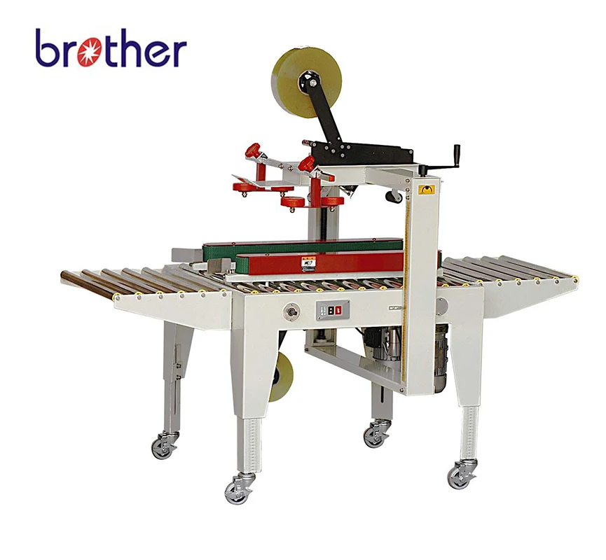 Brother Semi Automatic Belt Carton Sealer Box Case Taping Sealing Machine FXJ5050
