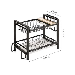 2021 Hot Popular New Design Multipurpose Roll-up Dish Drying Rack Kitchen Organizer Rack Over The Sink Dish Drying Rack