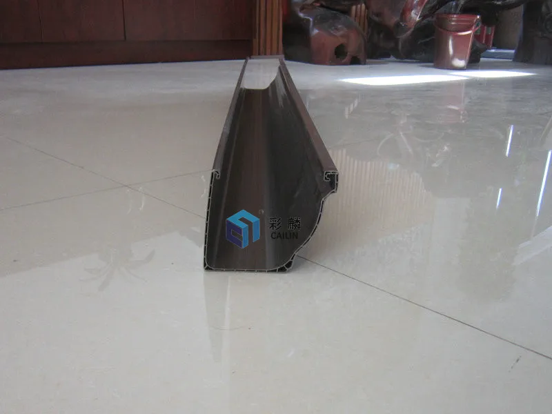 Hot Sale PVC Guttering Roof Drain Pipe Rain Gutters Drainage System with Leaf Guard