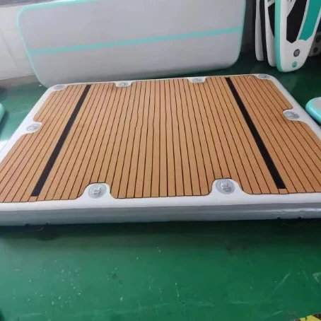 Inflatable Dock Seal Floating Platform Bar Floating Party Platform Floating Boat Docks