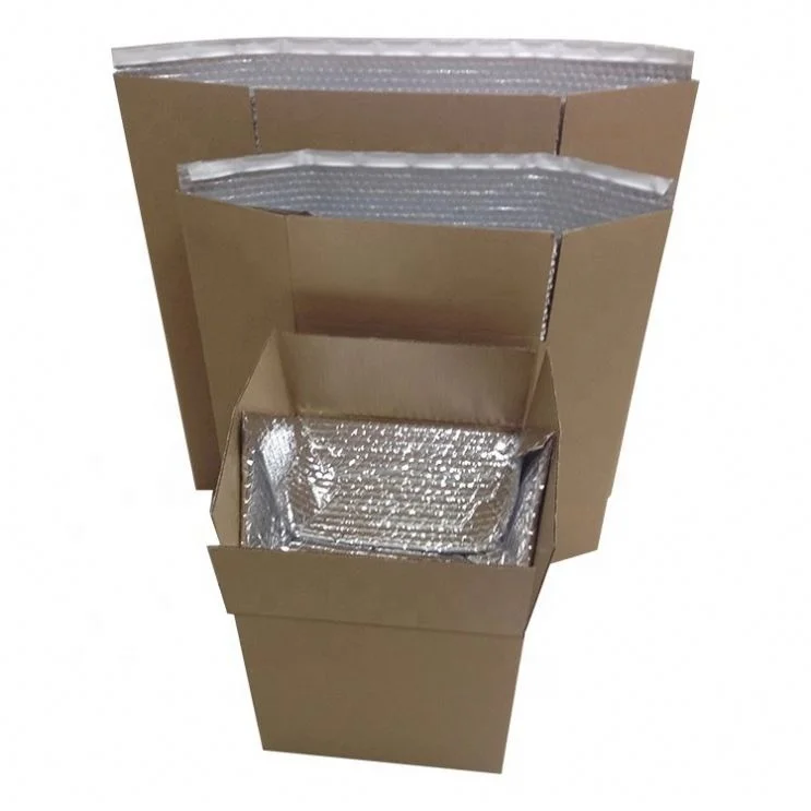 Costom Cold Fold insulated shipping box