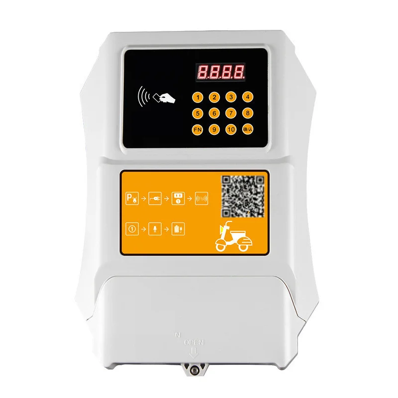 Wholesale Wall-mounted Commercial E-motorcycle Charging Piles Outdoor Intelligence 10 Points 600W Scooter Charging Stations