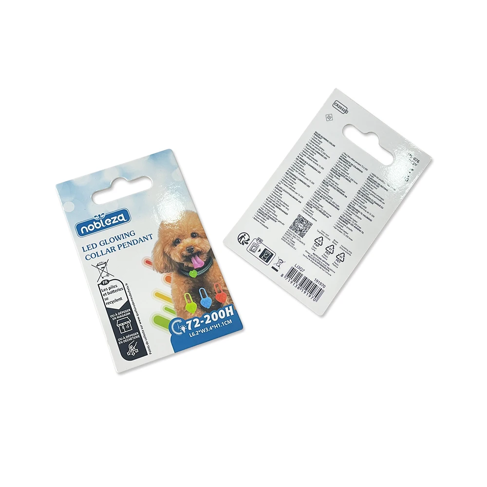 Customized Header Card Hangtag Custom Hang Tag Product Packaging Labels Tag Blister Paper Insert Card