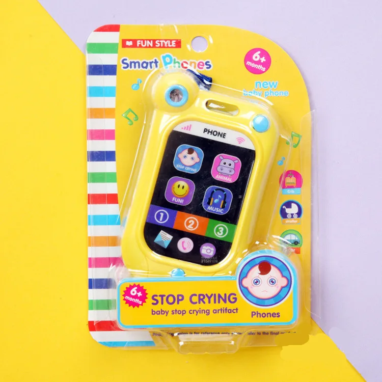 Hot sale high quality new product electric game light music mobile baby phone toy