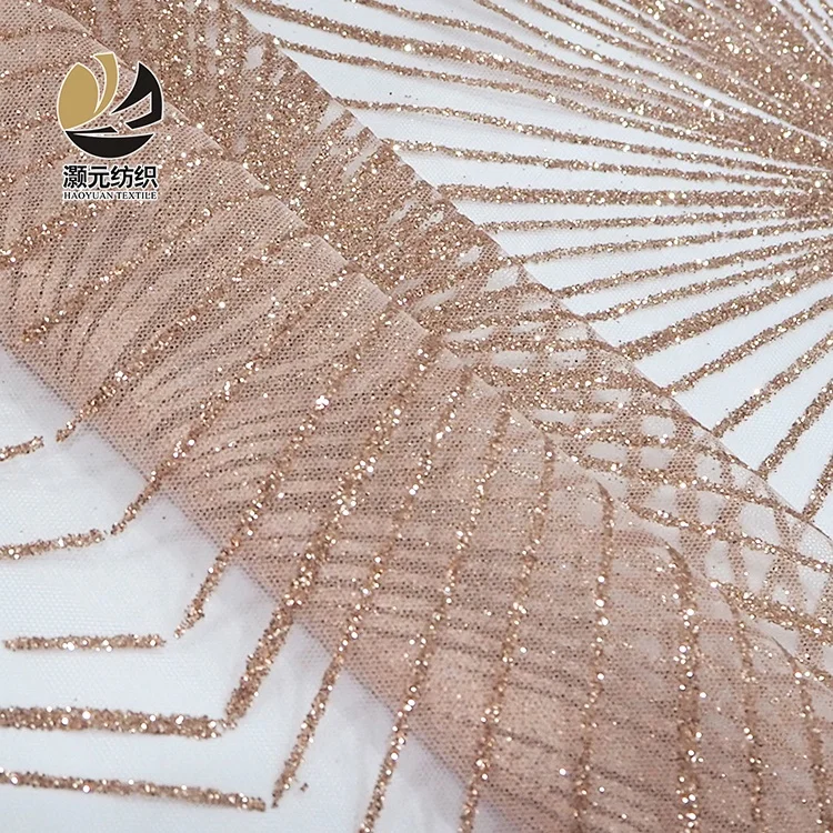 Ready goods champagne veil wedding dress new beautiful sequins shinny glitter tulle