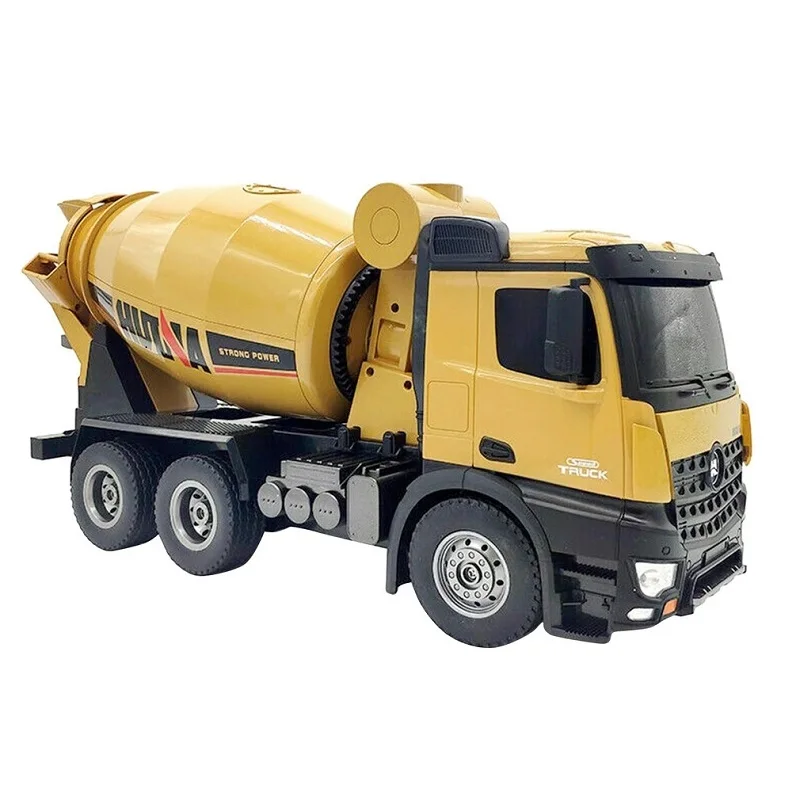 HUINA 1574 1:14 RC Truck Tractor Engineering Car 2.4GHz Remote Control Car 10CH RC Mixer Trucks Toys Boys Gifts
