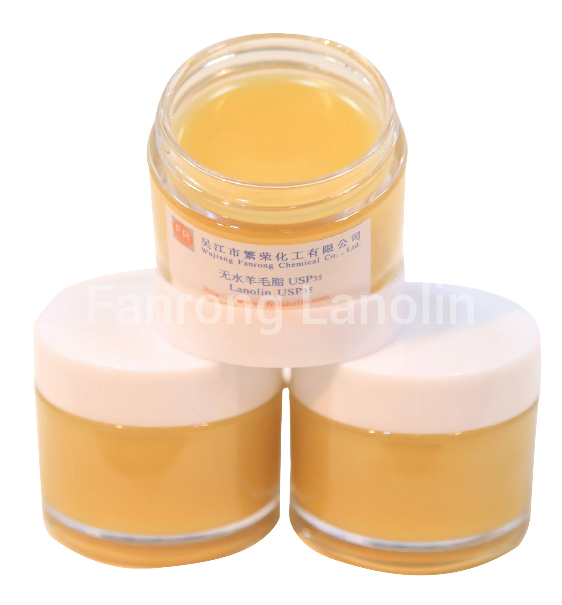 Chinese factory supplies lanolin raw material for household chemicals for skin and hair care/cosmetics/emollients/moisturizers