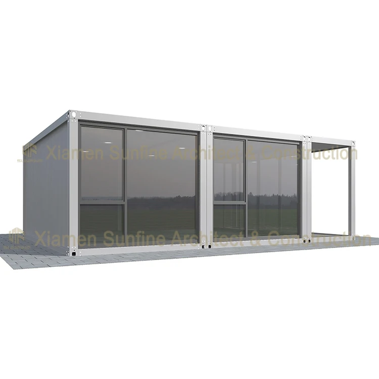 Good price 20ft mini tiny house 40ft light steel flat pack container ready prefab house