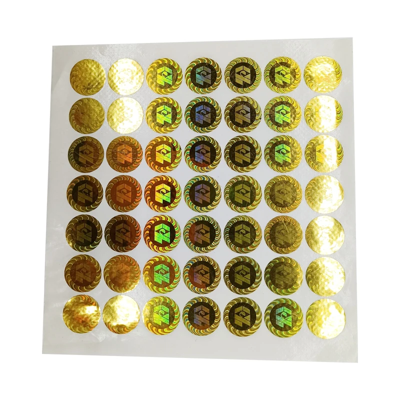 Custom Holographic Labels Self-adhesive Paper Label Laser Hologram Sticker
