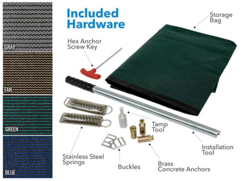 Wholesale Custom Inground Polypropylene Pool Cover PP Material Pool Safety Cover