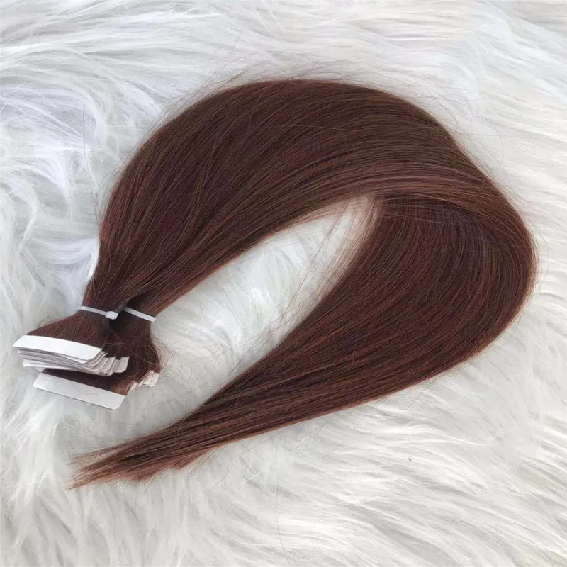 Оптовая продажа 100% натуральные накладные волосы Remy русские бесшовные