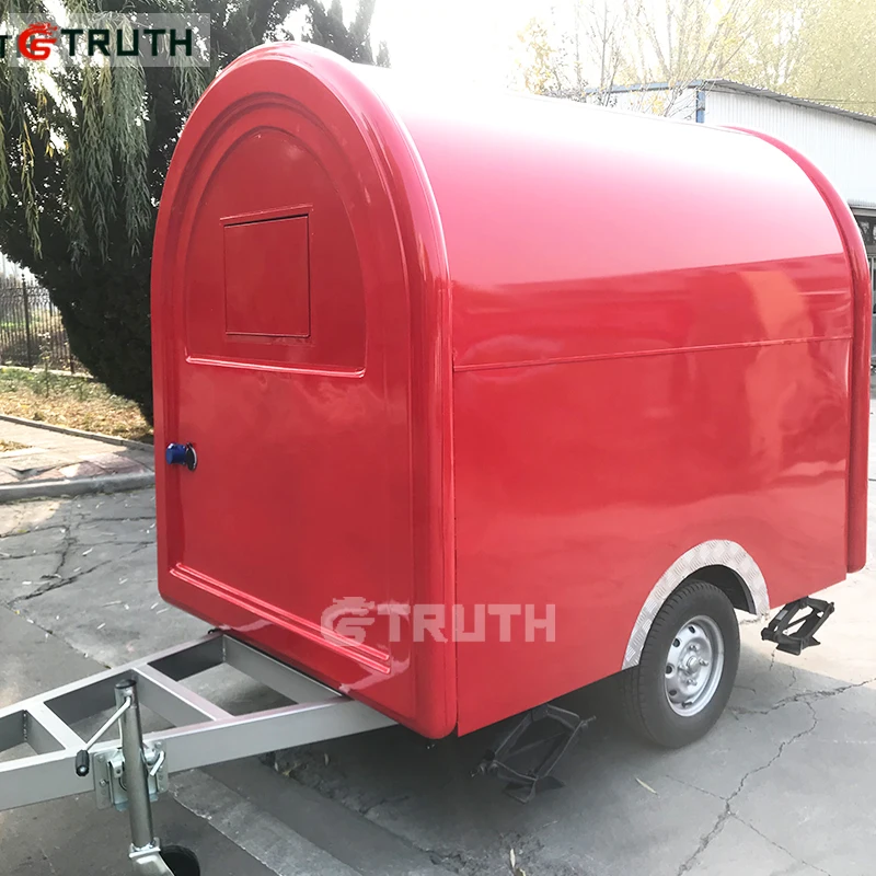  fully equipped scooter trailer New multifunction Mobile foodTruck Vending Food Cart For Sale