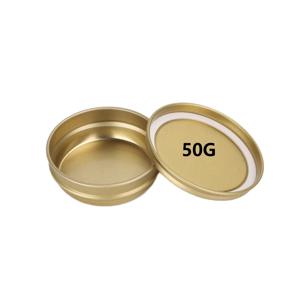 Gold 10g20g30g50g100g125g250g500g food-grade coating Caviar Tin Box for caviar farms Restaurants Distributors Importers