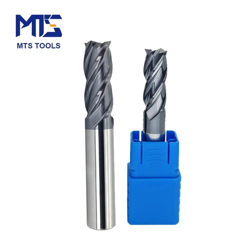 MTS 45HRC carbide end mill tool manufacturer with all kinds of size