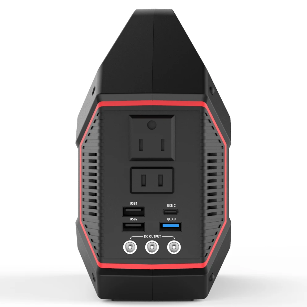 UPS 155Wh Portable Power Bank AC DC 42000mAh USB Power Station for Travel Laptop fan outdoor power