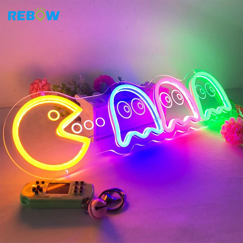 Rebow Led Flex Custom Neon Sign neon strip number letter light Specter neon sign for Wedding Sign