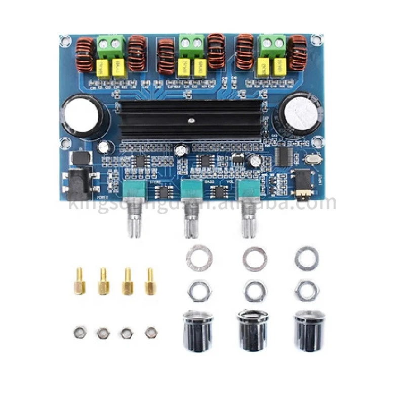 XH A305 BT 5.0 digital amplifier board TPA3116D2 dual core hi-fi 2.1 channels 2*50W+100W