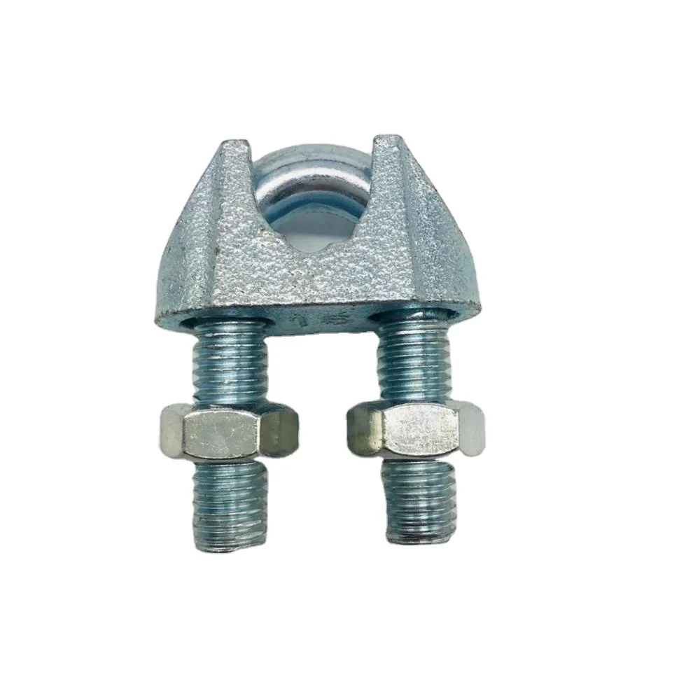 1/4 Inch Din 741 Wire Rope Cable Clip Clamp 304 Stainless Steel Wire Rope fittings U Bolt Saddle Fastener wire rope clip