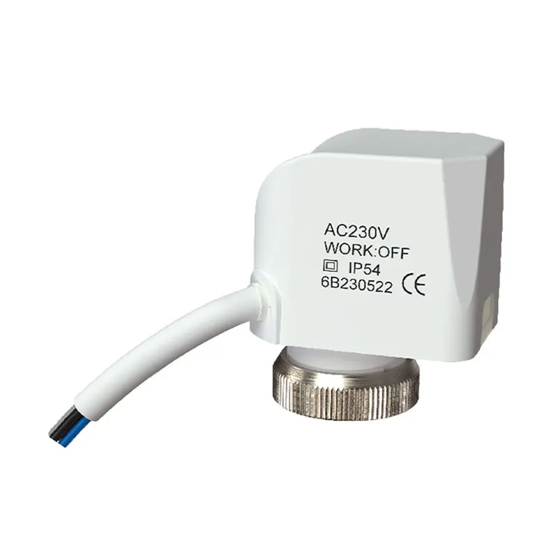 BAIYILUN 4 wire Waterproof under floor heating thermal actuator