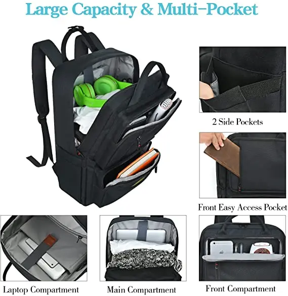 Wholesale Durable Travel Work School College Bookbags Anti Theft Rucksack USB Laptop Students Backpack Men Women