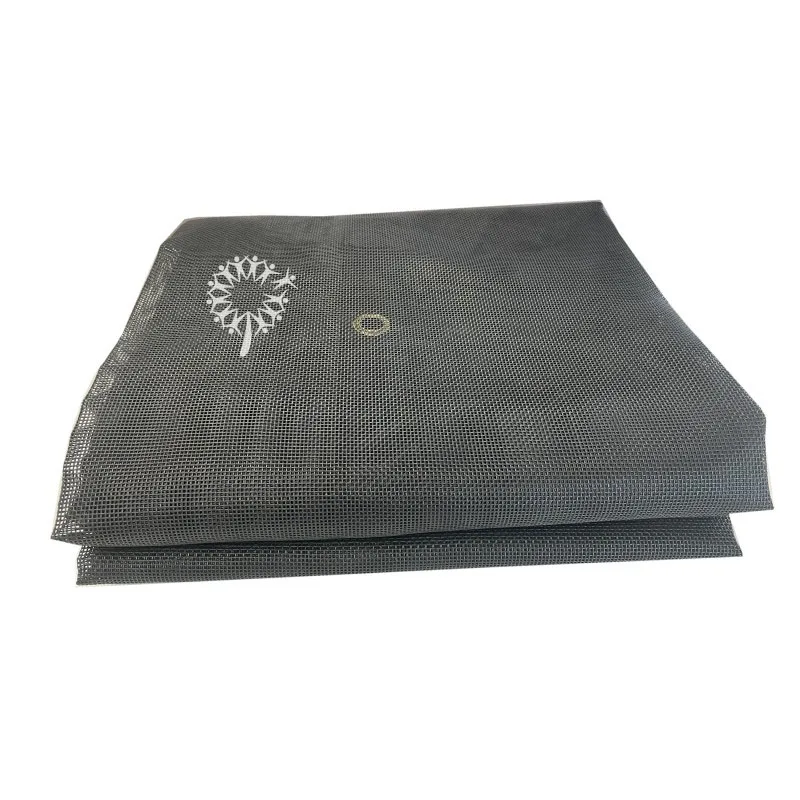 Outdoor Heavy Duty 10OZ Customized Teslin Mesh Tarp for Truck Tarp System