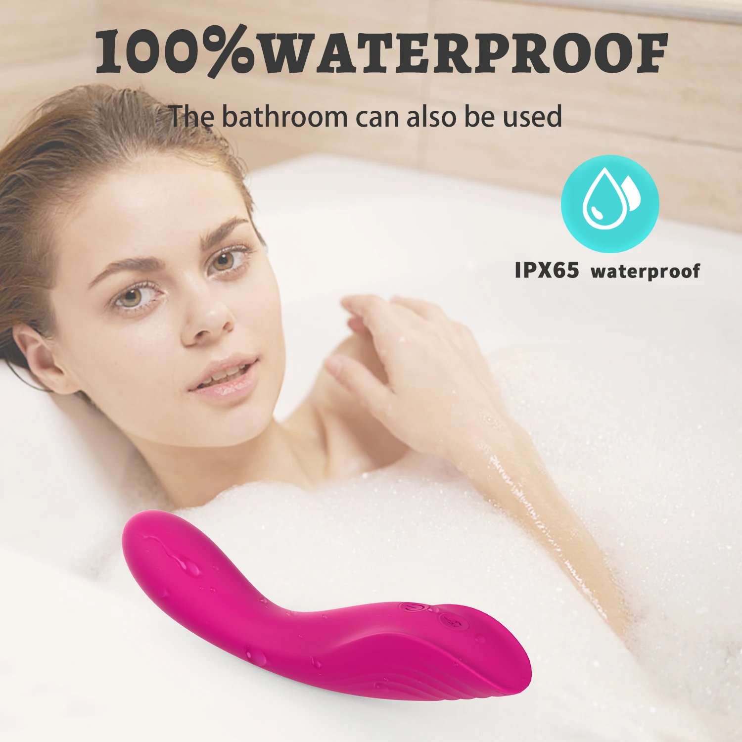 ShinePep Women's AV Wand Massager Vibrator 10 Modes Heating Adult Toy