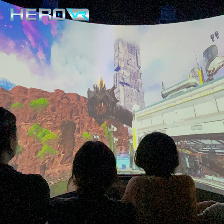 Playground Multiplayer Metaverse Theater 6dof Motion Platform Flying Track Cinema