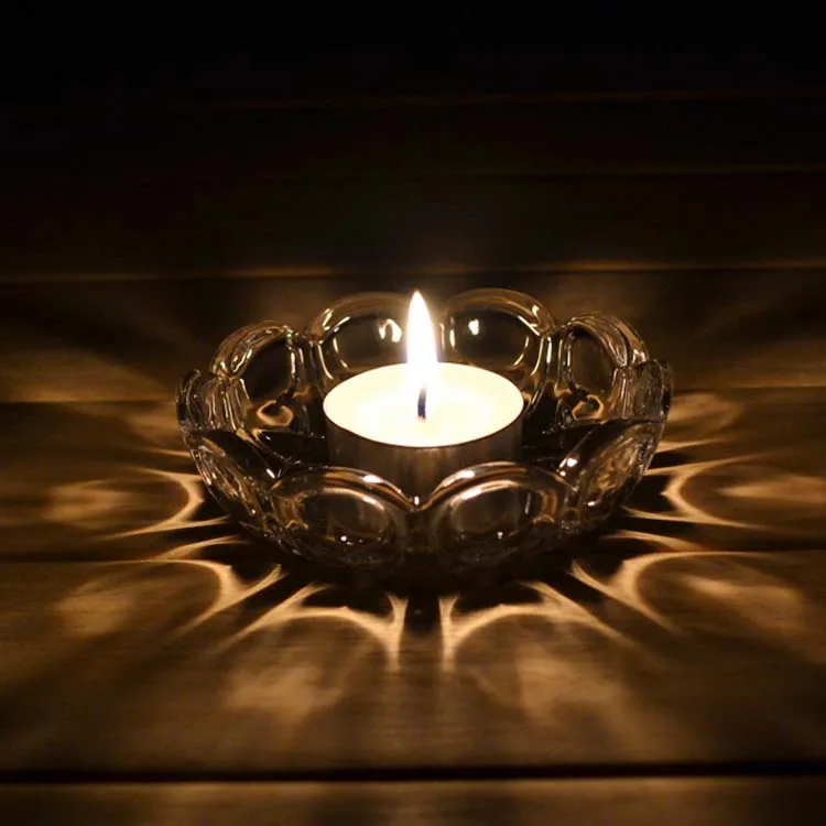 Unscented paraffin wax white tea light candles with 4 hour extended burn time