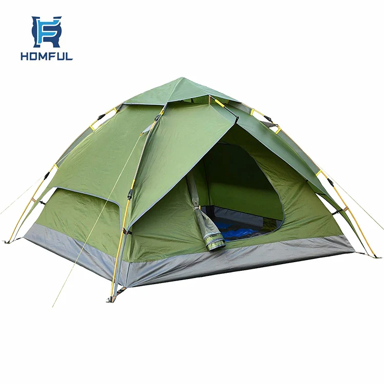 HOMFUL Wholesale Family Waterproof Camping Tent 2 Person Automatic Outdoor Fast Automatic Tent
