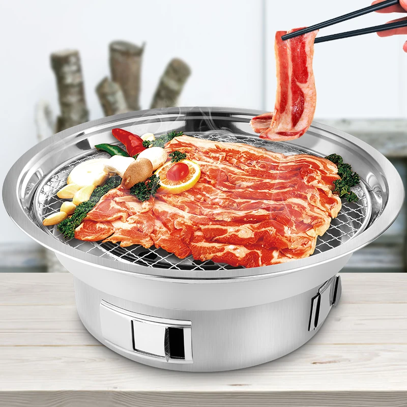 Custom Korean Portable Outdoor Durable Charcoal Bbq Grill