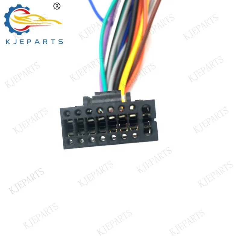 Car Android Player Multimedia Blue 16 Pin Adapter Plug Radio Complete Wirng Harness For Suzukis Car Player