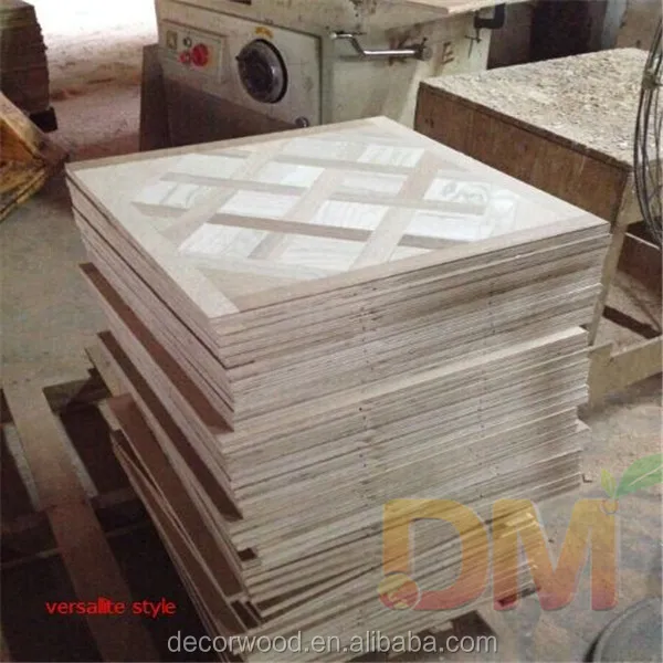 French versailles parquet floor solid wooden flooring with unfinished