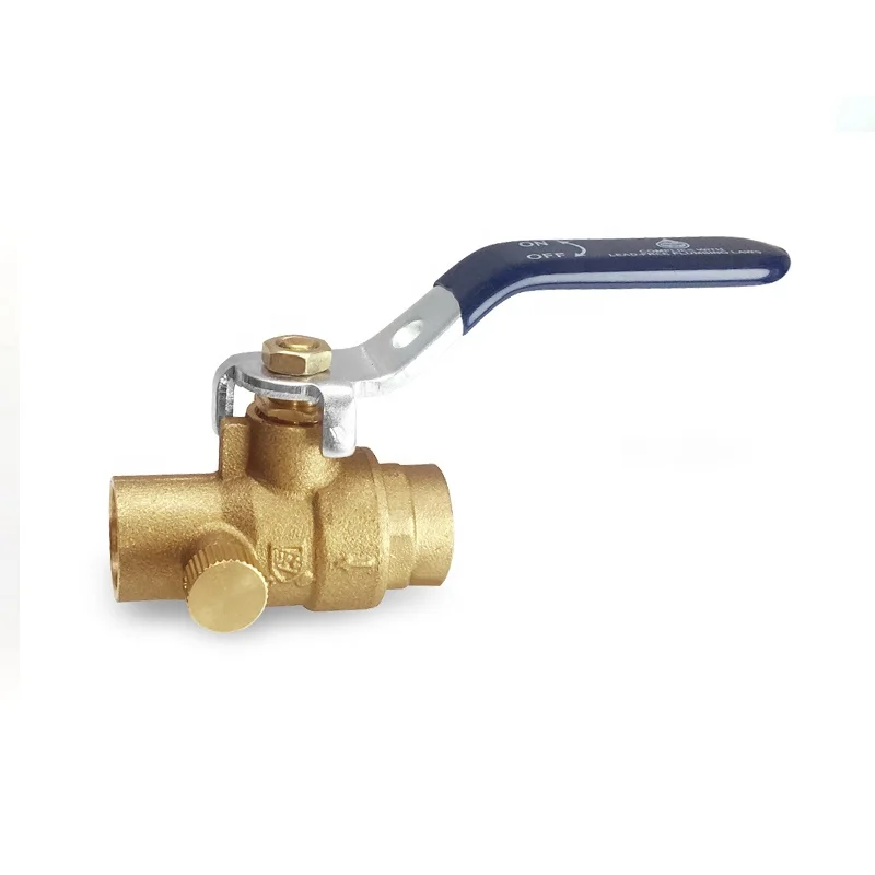 3/4 латунный дренажный клапан для отходов 3/8 дюйма