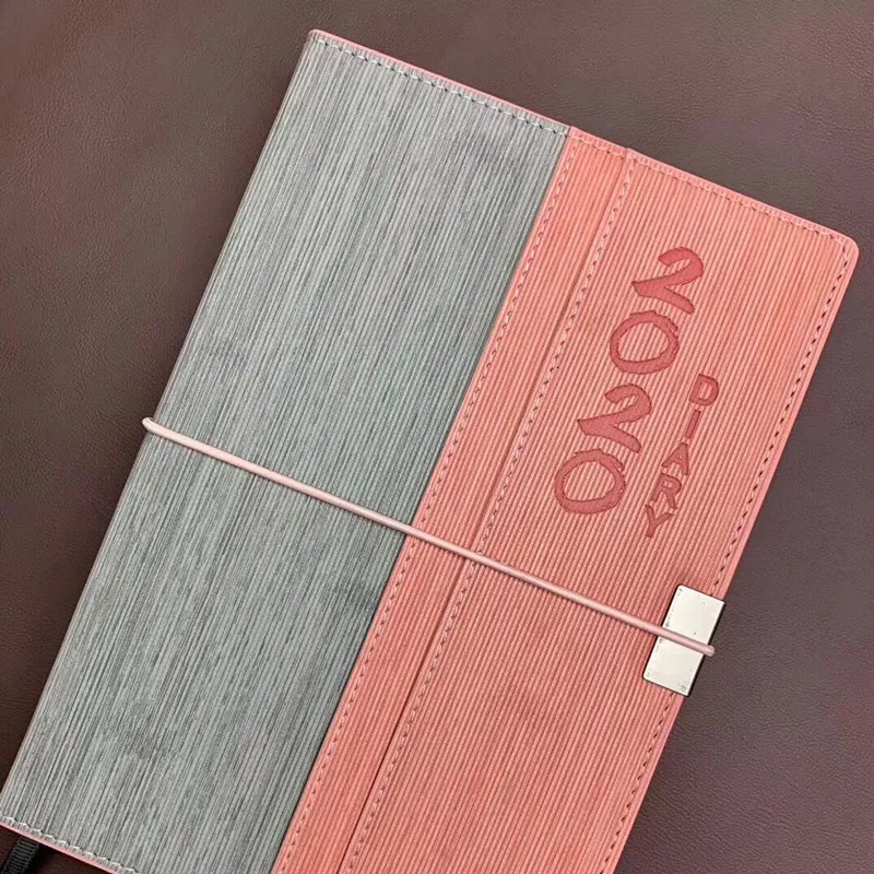 2022 new design A5 PU leather notebook custom diary notepad journal notebook