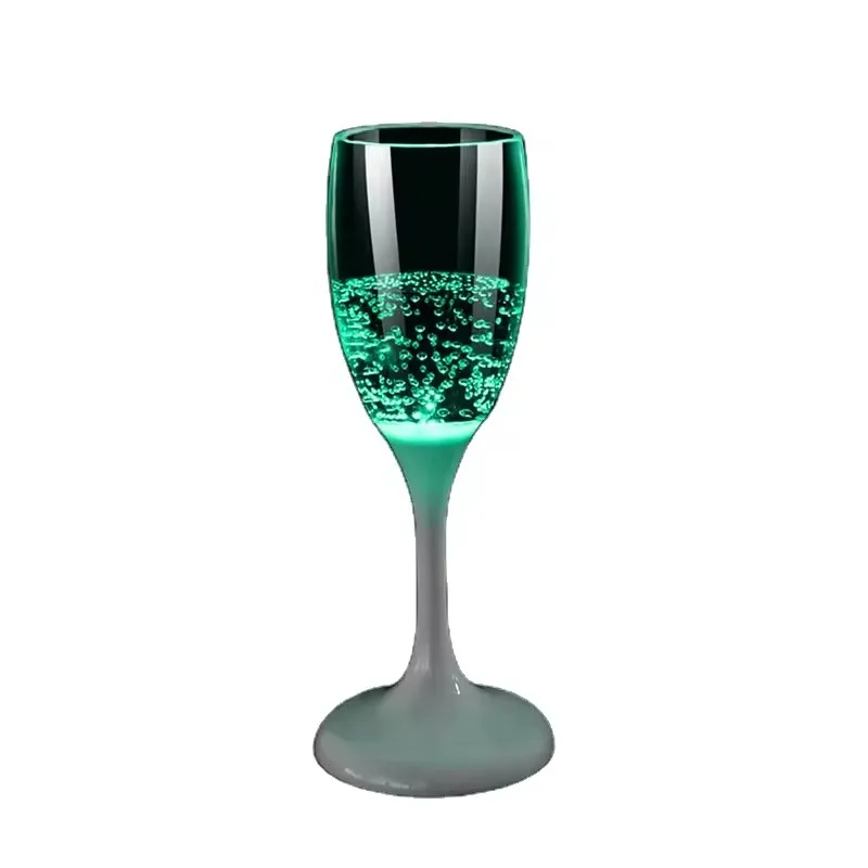 Food Grade Luminous Wine Cup Neon Party Atmosphere LED Light Unique New Gift Water Sensing Cup MOQ 100pcs for Toys