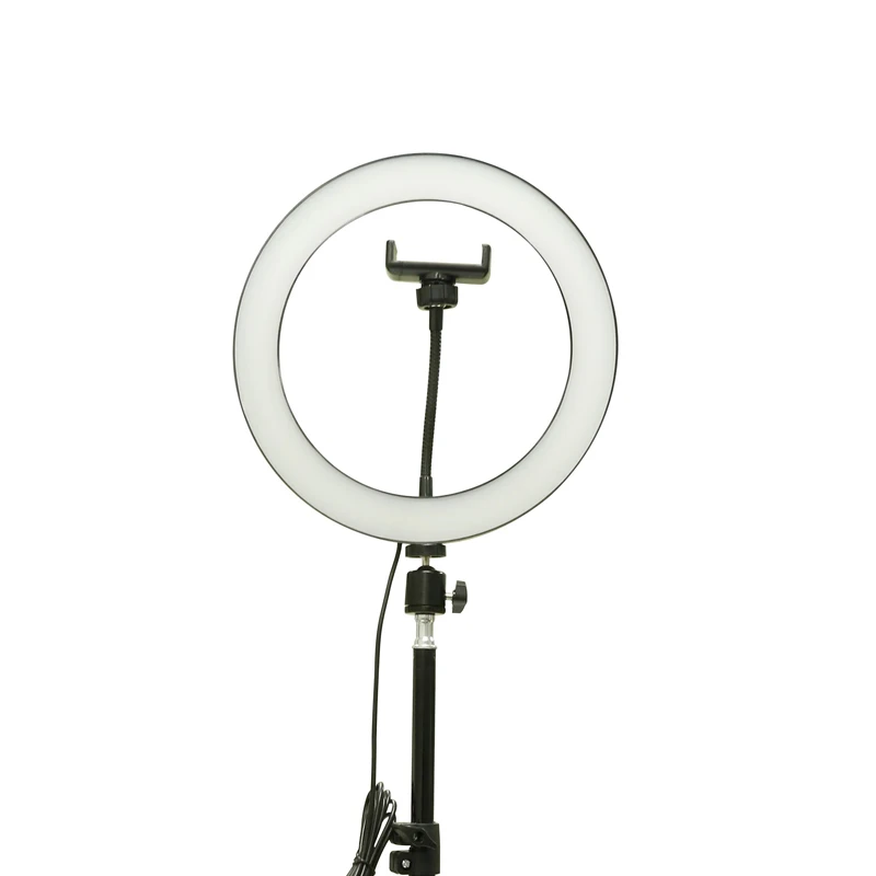 Dimmable 26 cm LED video ring light 10 inch with stand circle selfie ringlight for phone tik tok photographic Lighting