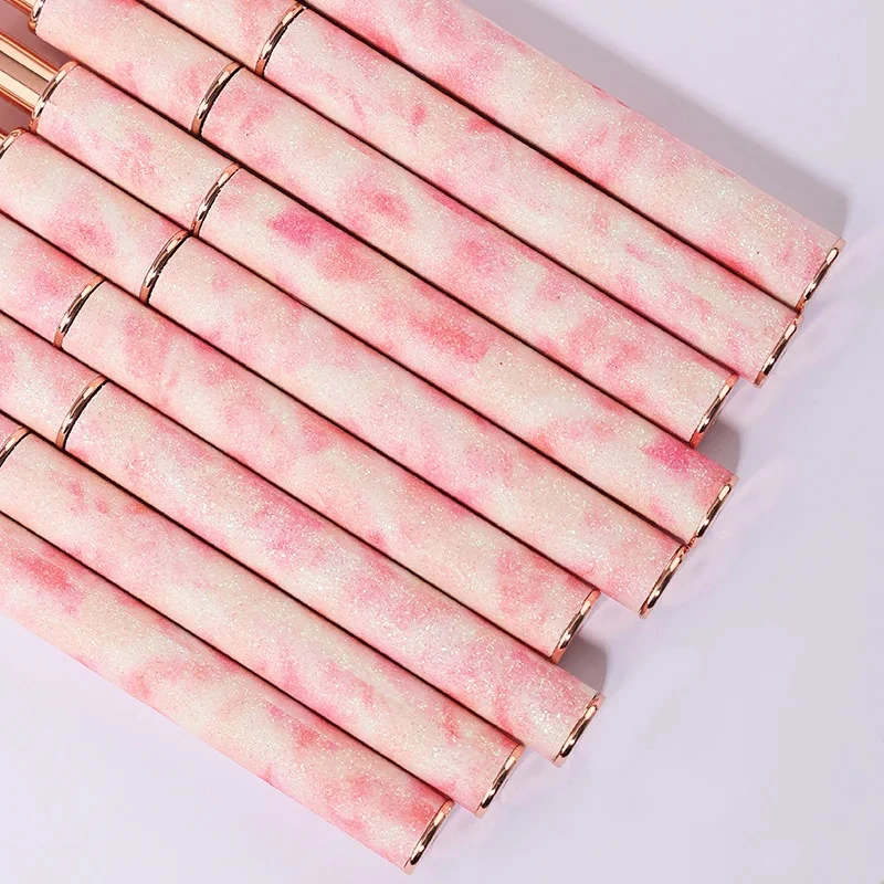 Wholesale Pink Metal French Nail Art Brushes Liner Brush 3D Tips Ultra-thin Line Drawing Pen UV Gel Nail Brush