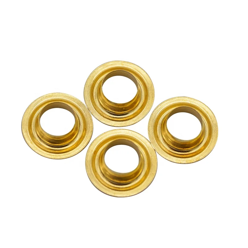 wholesale custom flat snap head brass eyelet fastener fabric  10mm eyelet for flex banner
