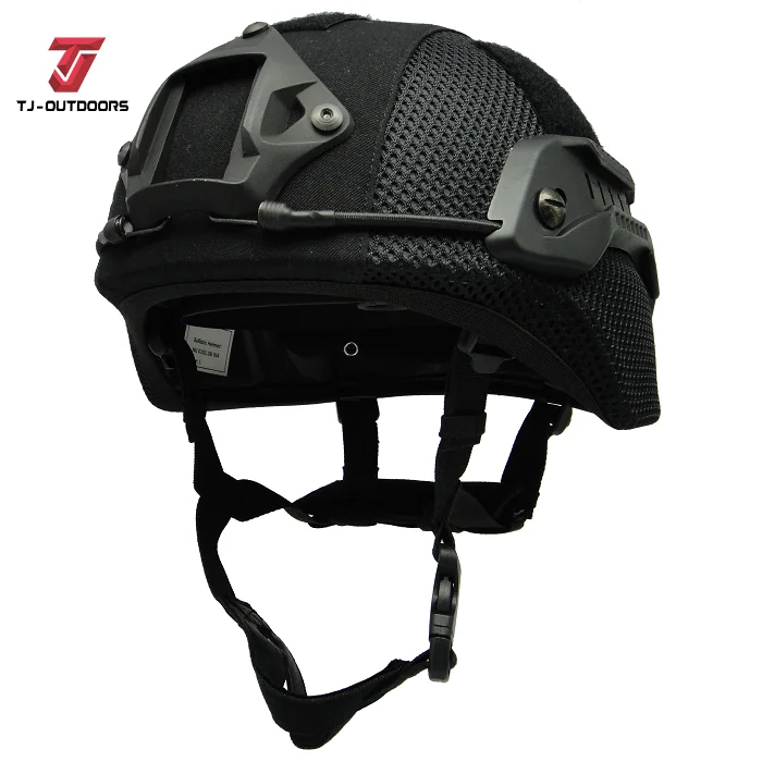 TJ-OUTDOORS PE & ArAMID High Strength High cut MICH Outdoor combat Safety protective tactical helmet