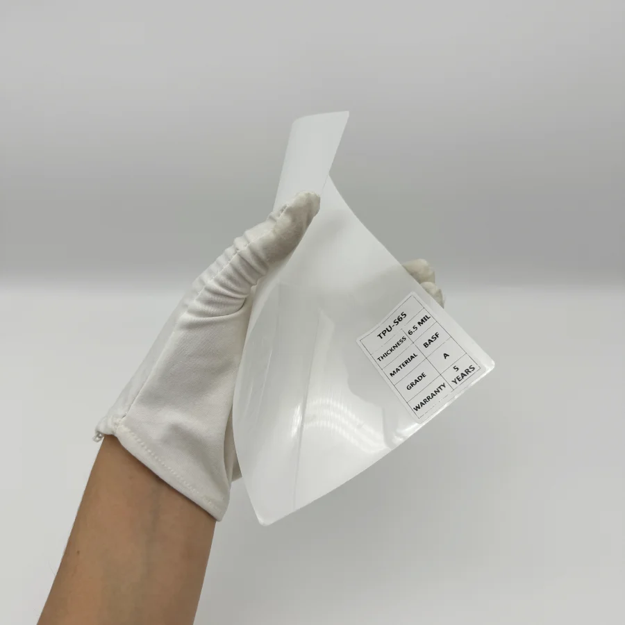 NASIDO TPU 6.5mil High Gloss Clear PPF Protective Film Self-Adhesive Anti-Scratch Body Paint for Cars