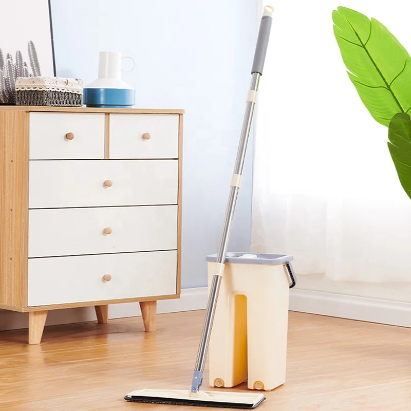 Upgraded Scratch-off Tablet Lazy Mop Wet And Dry Household Mop Hot Magic Mop