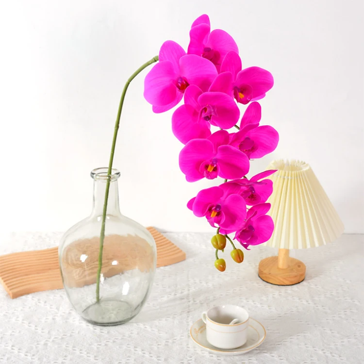 Wholesale Fashion Artificial Plant Butterfly Orchid Flower Branches For Wedding Festival Party Home Living Room Table Decoration