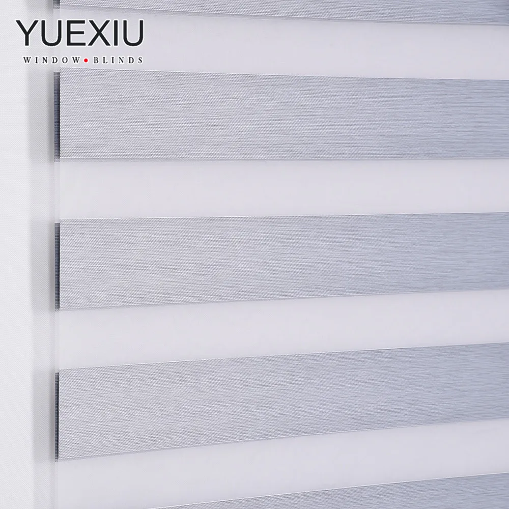 Factory Customized Horizontal Roller Curtain Shade Blackout Window Manual Zebra Blinds For Indoor